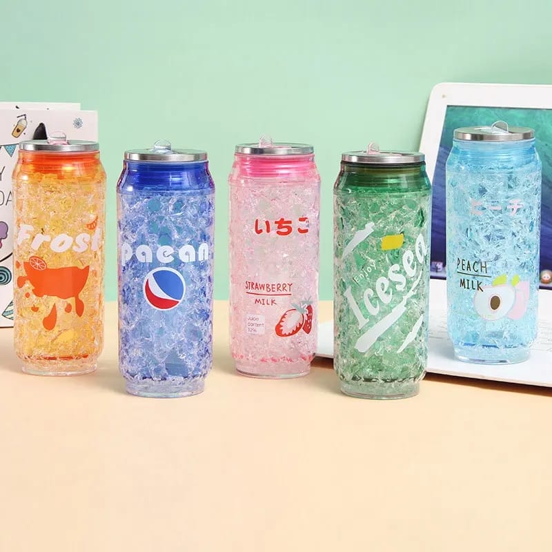 350ml New Design double wall ice cup Water Bottle keep cold