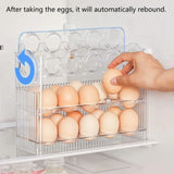 Acrylic 30 grids 3 layer Egg Organizer