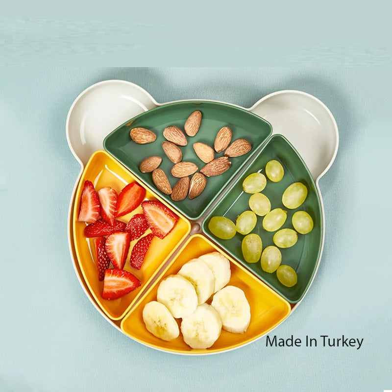 Baby Food Plate 4 Compartment