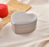 Heart Shape Mini Leather Jewellery Box