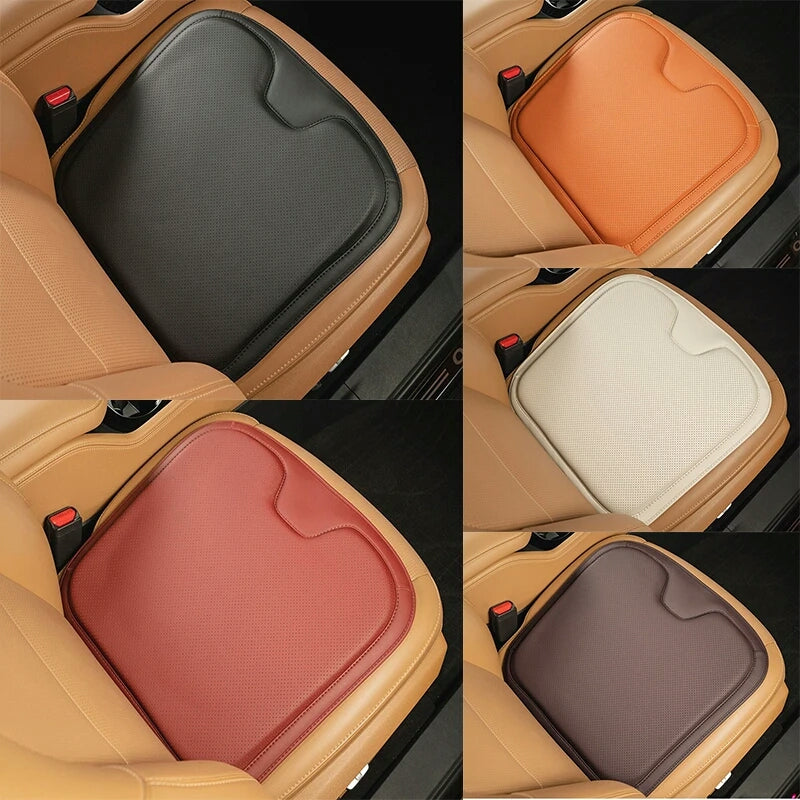1pcs Car Seat Cushions All Season Universal Napa Leather Front Driver Seat Protector Cover