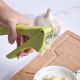 Garlic hand press