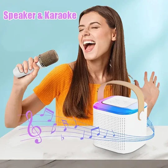 Wireless Microphone Music Player, Home Family Singing Speaker