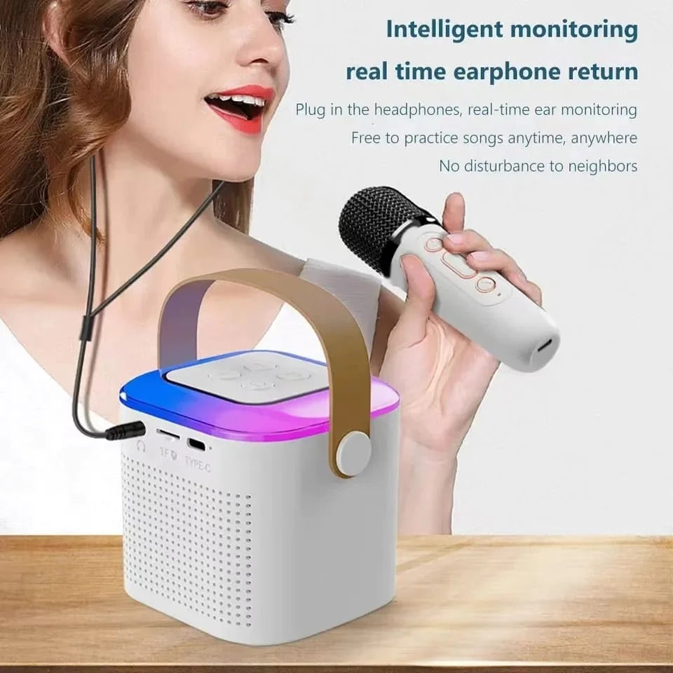 Wireless Microphone Music Player, Home Family Singing Speaker