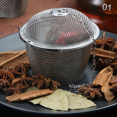 Easy Mesh Filter With Chain, Herbal Sieve Infuser