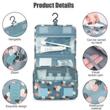 Travel Hook Cosmetic Bag, Hanging Dry Wet Separation Bag