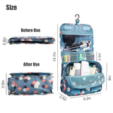 Travel Hook Cosmetic Bag, Hanging Dry Wet Separation Bag