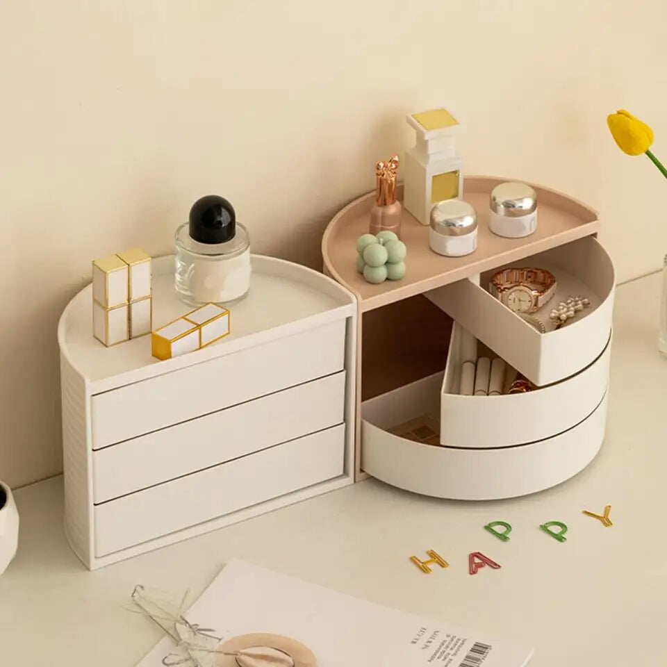 Multifunctional Rotatable Dressing Table Organizer