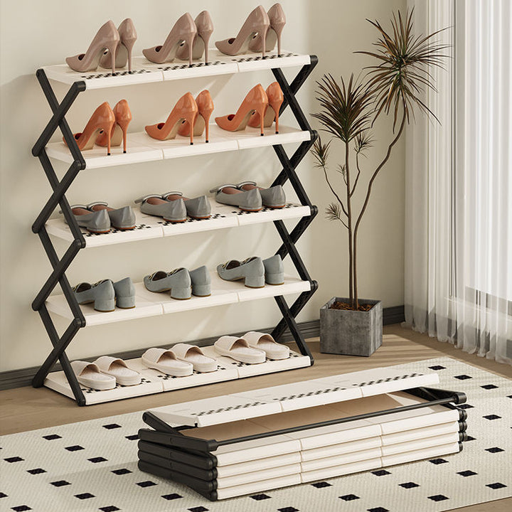 Foldable Multi-layer Shoe Rack for Home Living Room Multifunctional