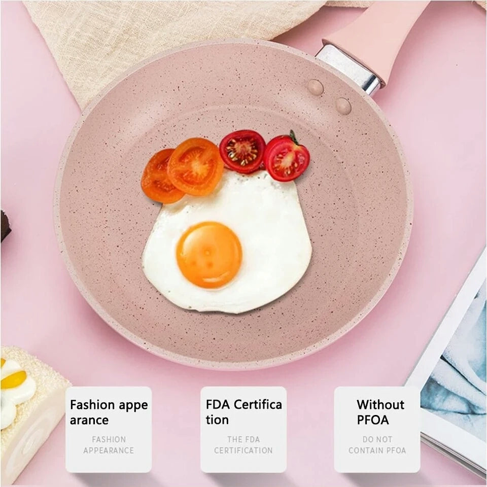 Non stick fry Pan marble coating