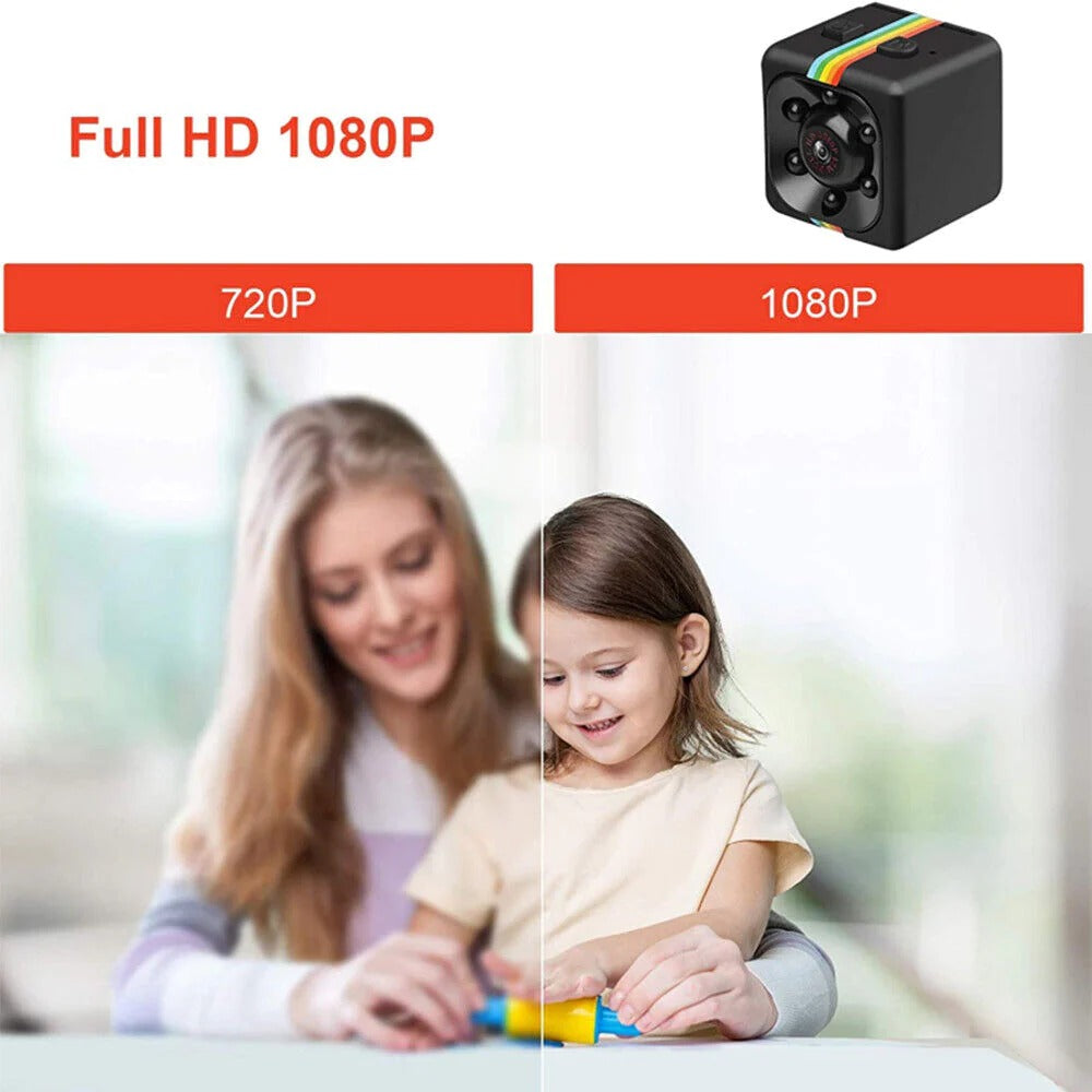 Square Nano Camera, HD Mini Smart Camera, Portable Tiny Cop Camera