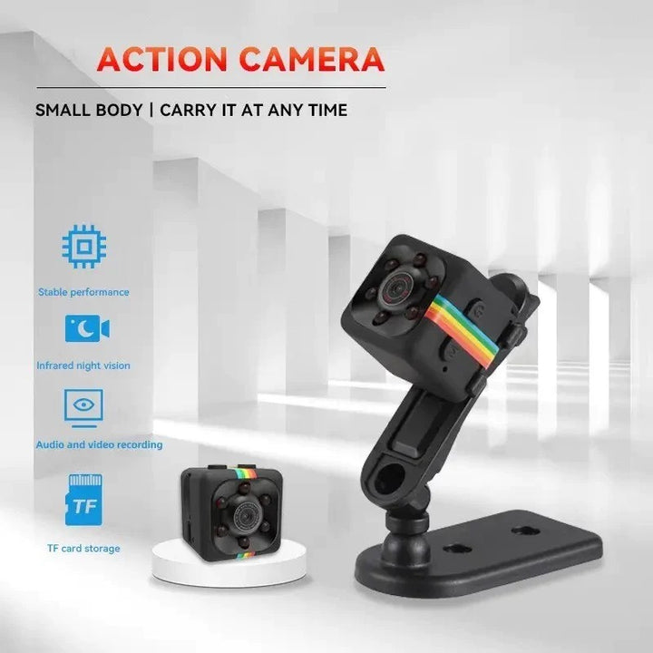 Square Nano Camera, HD Mini Smart Camera, Portable Tiny Cop Camera