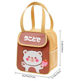 Cute Character Thermal Lunch Container Leak-Proof Beach Picnic Thermal Lunchbox Bag