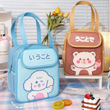 Cute Character Thermal Lunch Container Leak-Proof Beach Picnic Thermal Lunchbox Bag