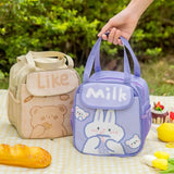 Cute Character Thermal Lunch Container Leak-Proof Beach Picnic Thermal Lunchbox Bag