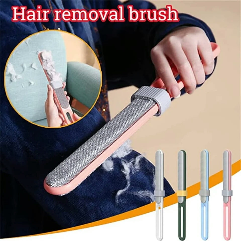 1 Pcs Folding Washable Reusable Hair Sticky Roller Brush Home Red