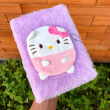 Hello Kitty Fur Dairy With Pouch