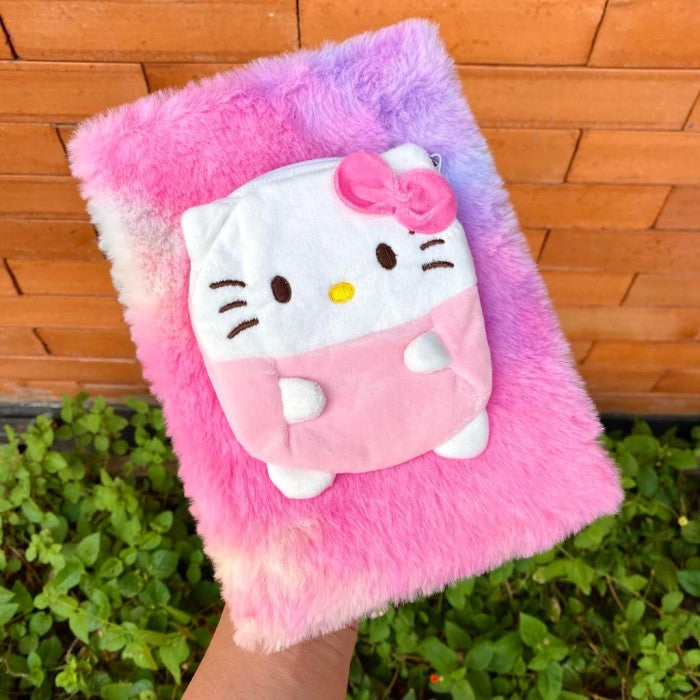 Hello Kitty Fur Dairy With Pouch
