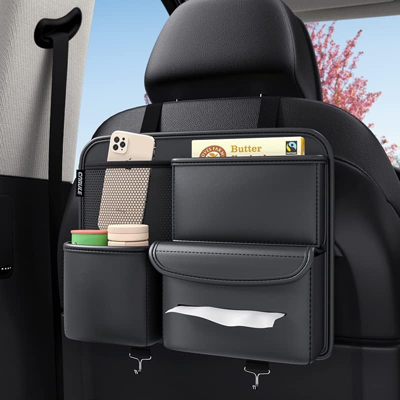 Premium PU Multifunction Small objects Car seat Storage Organizer
