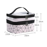 Makeup Bags Double Layer Travel Cosmetic Cases Make up Organizer