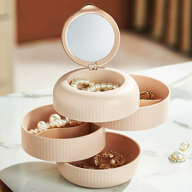 Jewellery Box Rotating Multi-layer Jewelry Organizer