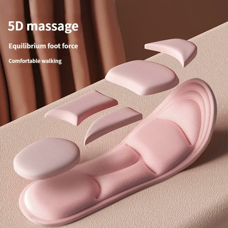 Premium Quality 1 Pair Comfortable 5D Massager Shoe Foam Insole