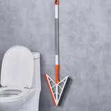 Rotatable Triangle Mop with Long Handle, Multi-Functional