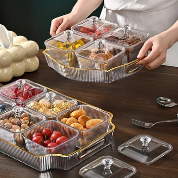 Acrylic Dry Fruit Tray & Serving Platter