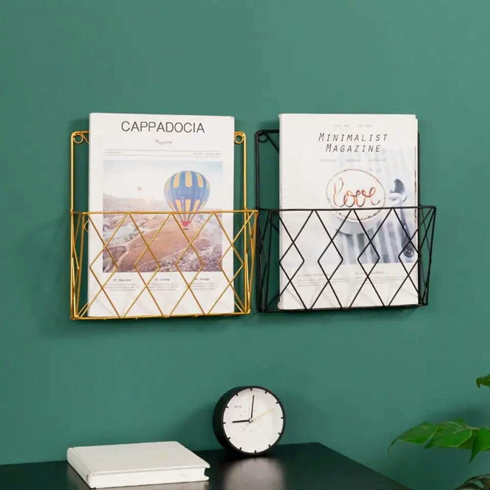 Books Organizer Shelf Wall Mounted