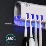 Smart UV Toothbrush Sterilizer, , Automatic Toothpaste Squeezer Dispenser