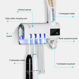 Smart UV Toothbrush Sterilizer, , Automatic Toothpaste Squeezer Dispenser