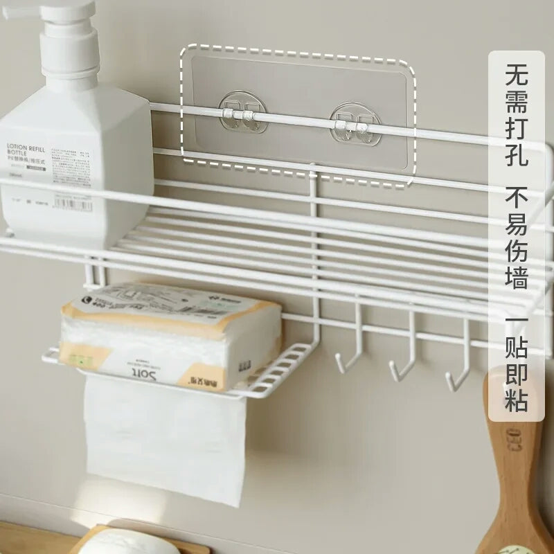 Bathroom Storage Shelf With Soap Dish