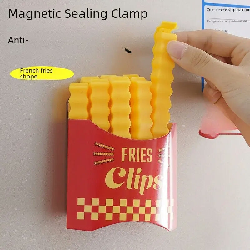 10 pcs Creative French fries sealer clip