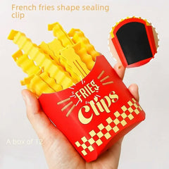 10 pcs Creative French fries sealer clip