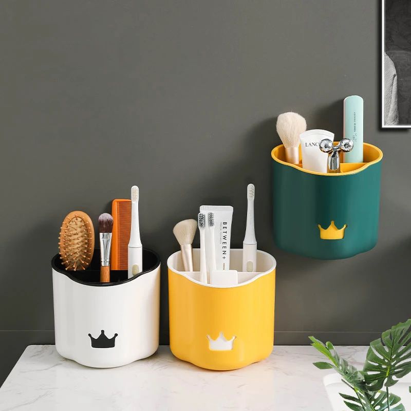 Crown Shaped Bathroom Storage Rack Holder