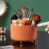 360° Rotating Makeup Brush Organizer