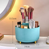 360° Rotating Makeup Brush Organizer