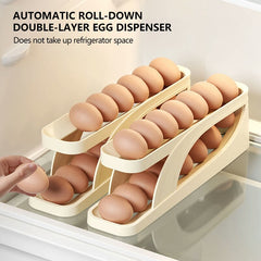 Automatic Roll-Down Double-Layer Egg Dispenser