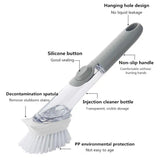 Dishwashing Brush With Detergent Dispenser