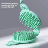 Silicone Dual Sided Shampoo Brush