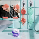 Silicone Dual Sided Shampoo Brush