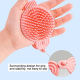 Silicone Dual Sided Shampoo Brush