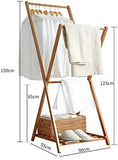 Foldable Wooden Coat Rack Coat Hanger Stand With Shoe Rack