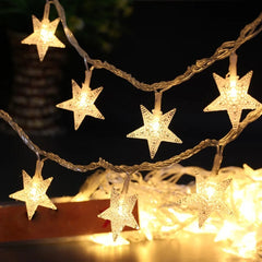 Star String Light Garland Fairy Light For Wall & Room  Decoration