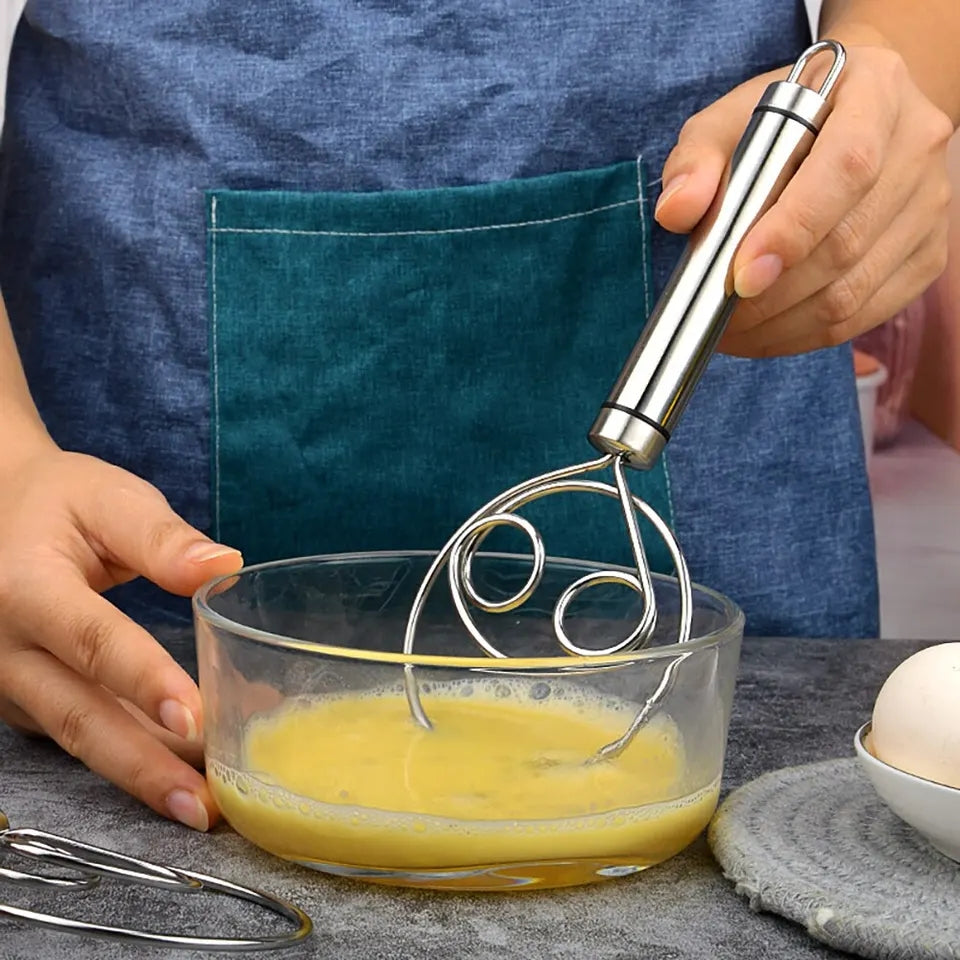 Stainless steel dough whisk egg mixer hand mixer