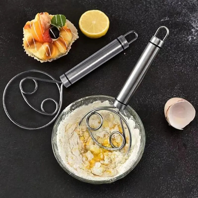 Stainless steel dough whisk egg mixer hand mixer