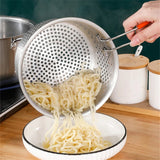 French fries basket stainless steel rice steamer vegetable fruit drain basket