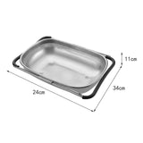 Stainless steel sink stainer