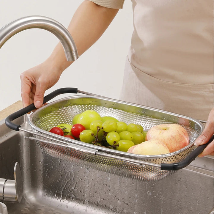 Stainless steel sink stainer