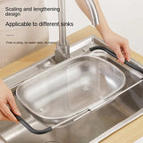 Stainless steel sink stainer